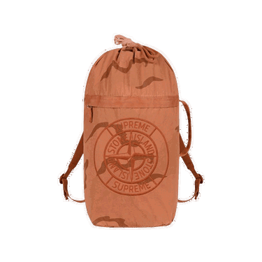 Ryggsäck Supreme Stone Island Camo Backpack Orange | SS19B5 CORAL, 0