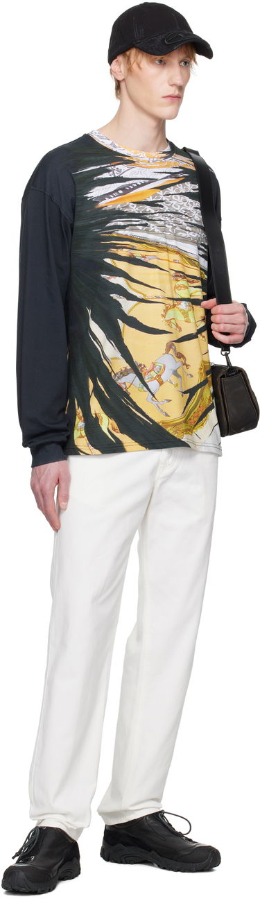 T-shirt Diesel Diesel Carousel Graphic Long Sleeve T-Shirt Svart | A19652-0PJBL-9XXA, 3