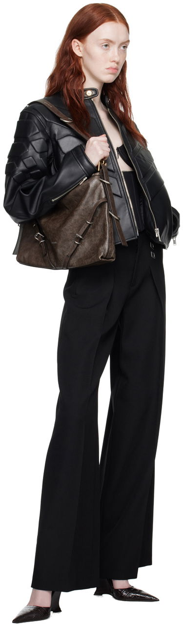 Byxor Dion Lee Diamond Stud Trousers Svart | C2160F23, 3