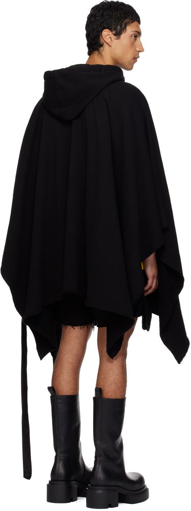 Sweatshirt Rick Owens DRKSHDW Poncho Hoodie Svart | DU02E7275 FSL, 2