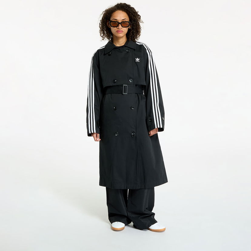 Rockar adidas Originals Tcoat Twill Black Svart | IZ0381