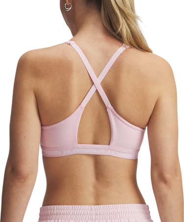 Behå Under Armour Under Armour UA Crossback Low Sports Bra Rosa | 1386424-647, 2
