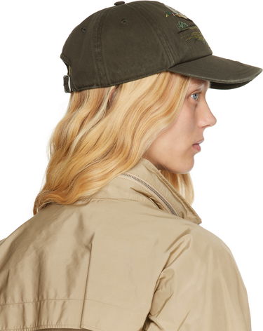 Keps Burberry Burberry Duck Gabardine Baseball Cap Grön | 8103757, 2