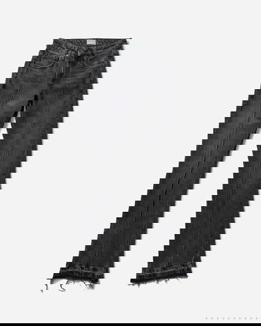 Jeans GUESS Women's Flare Denim Pants Black Svart | W4BU18D5AK1 GBS2, 1