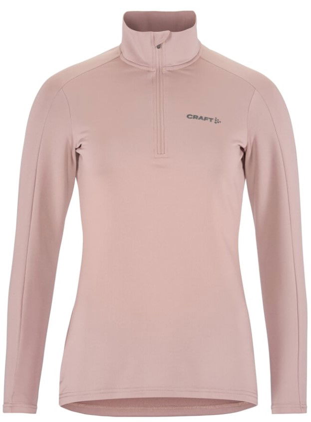 Sweatshirt Craft Half Zip Long Sleeve Top Rosa | 1909497-726000