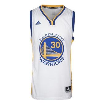 Linne adidas Originals Golden State Warriors Stephen Curry Jersey Vit | A45915