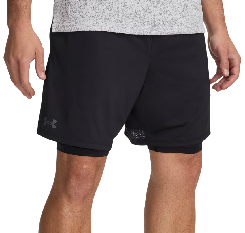 Shorts Under Armour Under Armour UA Tech Vent 2-in-1 Shorts Svart | 6005917-001, 0