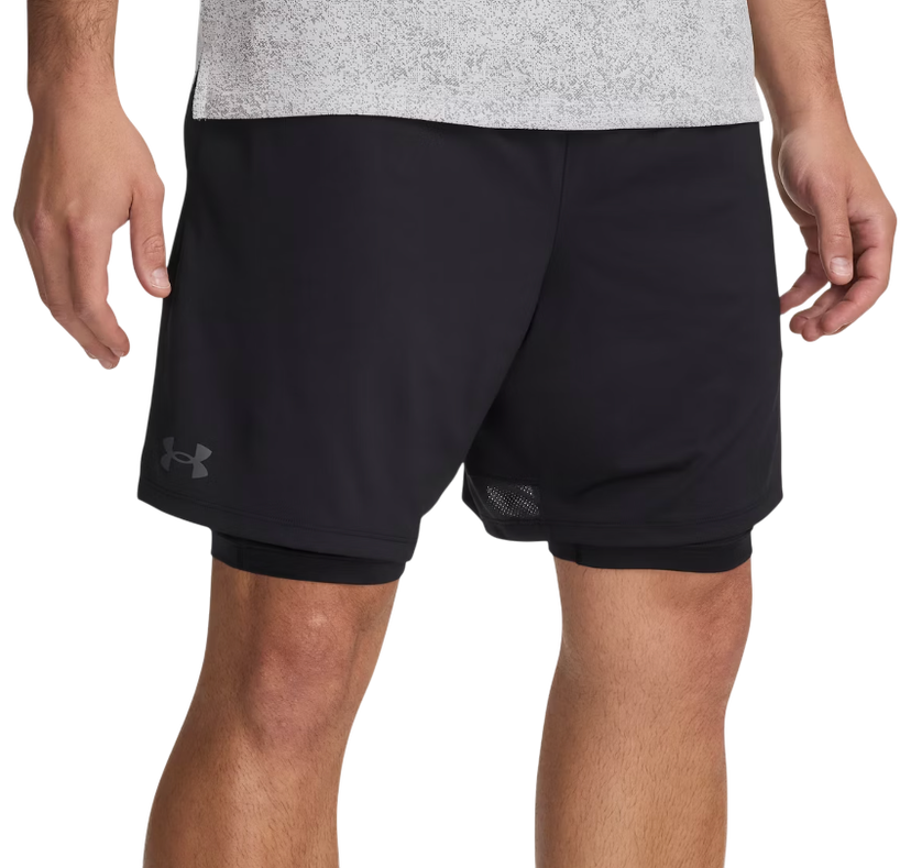 Shorts Under Armour Under Armour UA Tech Vent 2-in-1 Shorts Svart | 6005917-001