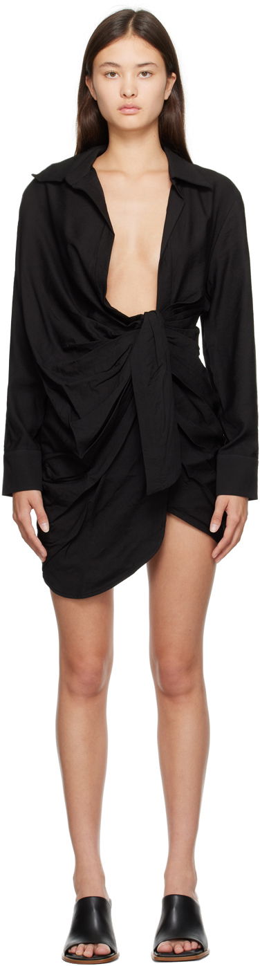 Klä Jacquemus Le Papier 'La Robe Bahia' Svart | 21H213DR009-1020, 0