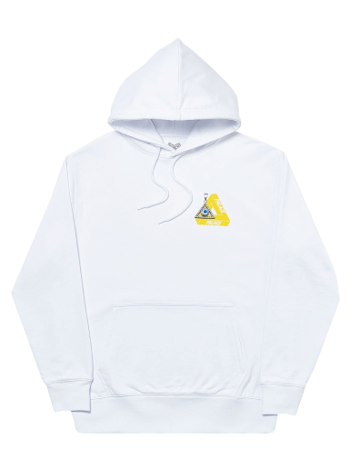 Sweatshirt Palace Tri-Smiler Hood Vit | P18HD053