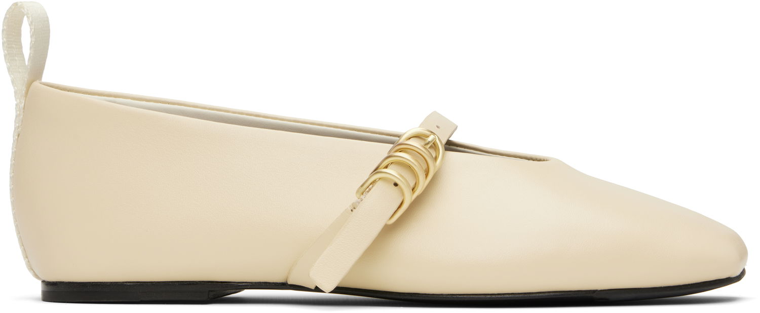 Sneakers och skor rag & bone rag & bone Spire Mary Jane Ballerina Flats Beige | WFF24HF1007LE07, 0