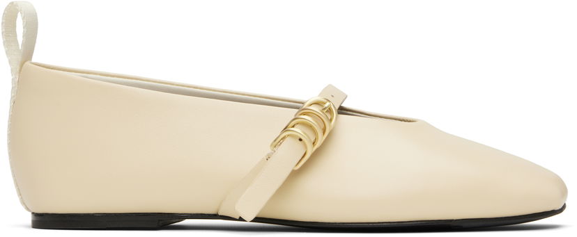 Sneakers och skor rag & bone rag & bone Spire Mary Jane Ballerina Flats Beige | WFF24HF1007LE07