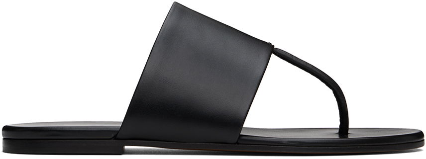 Kläder The Row The Row Signum Thong Sandals Svart | F1534-L57, 0