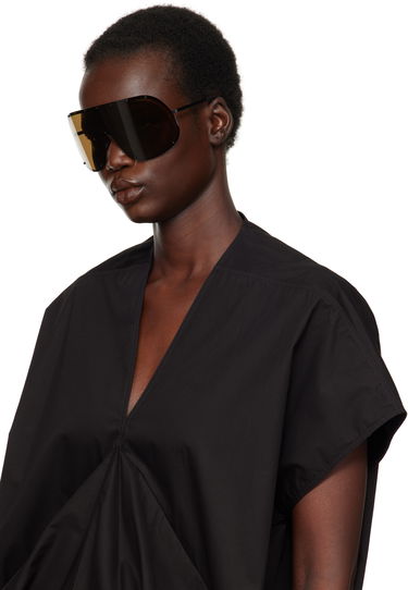 Solglasögon Rick Owens Shield Sunglasses Brun | RG0000006 GBLKBR, 3