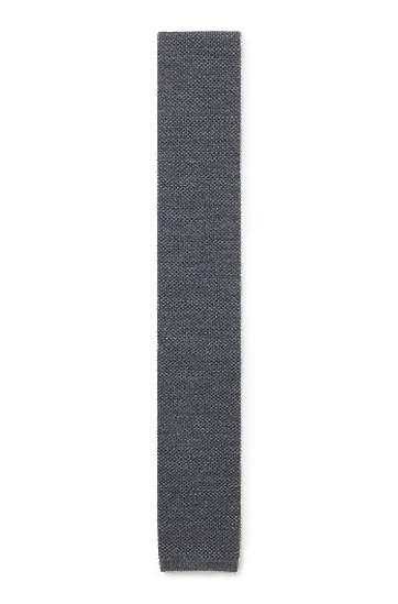 Tillbehör BOSS BECKHAM x BOSS Knitted Tie in Wool Grå | 50555729, 0