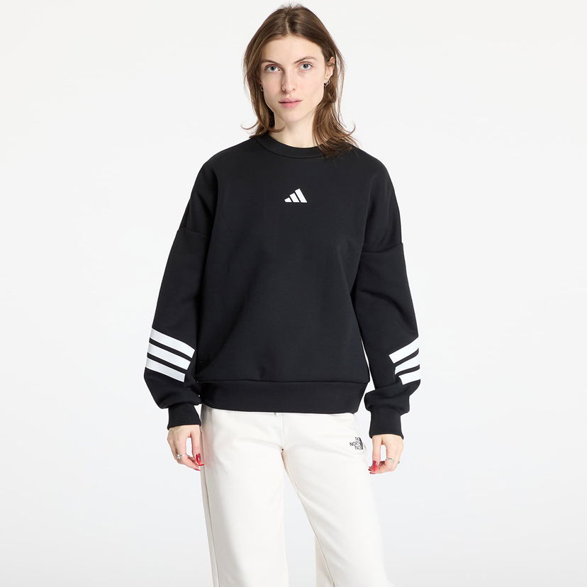 Sweatshirt adidas Originals Future Icons Three Stripes Sweatshirt Svart | JE0203