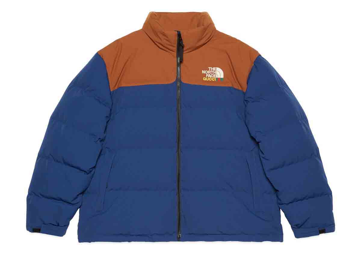 Pufferjacka Gucci The North Face x Down Jacket Mörkblå | 663757 XAADP 4383, 0