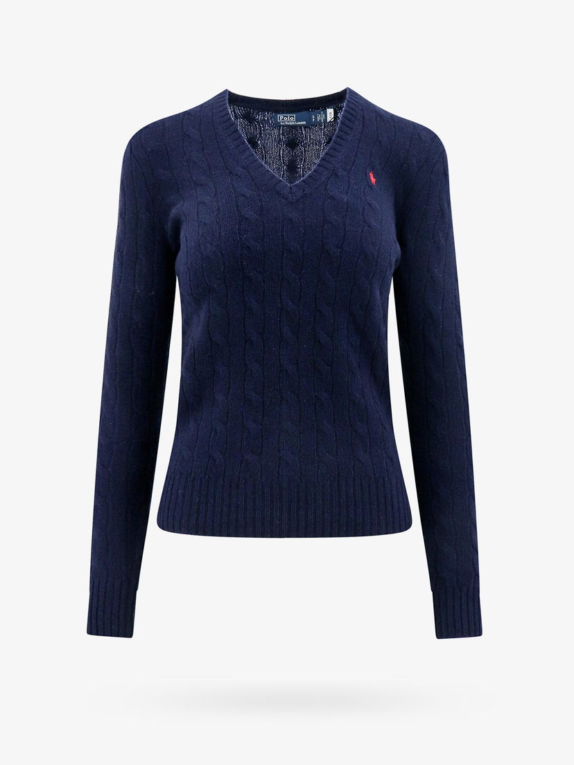 Sweater Polo by Ralph Lauren V-Neck Sweater Blå | 211910422003