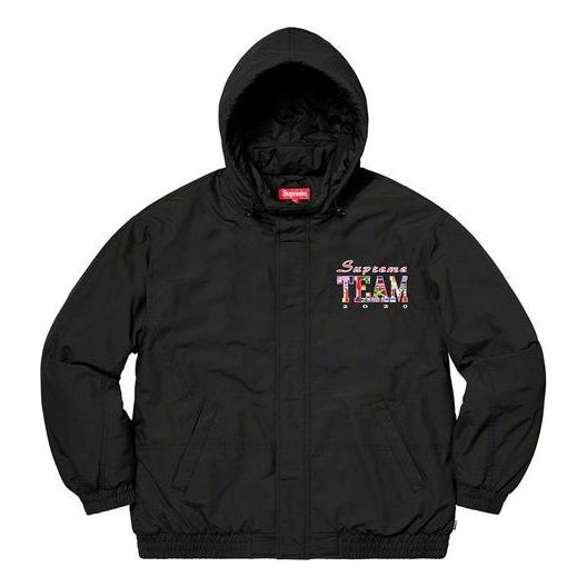Vindjacka Supreme Super Team Puffy Jacket Svart | SUP-SS20-489