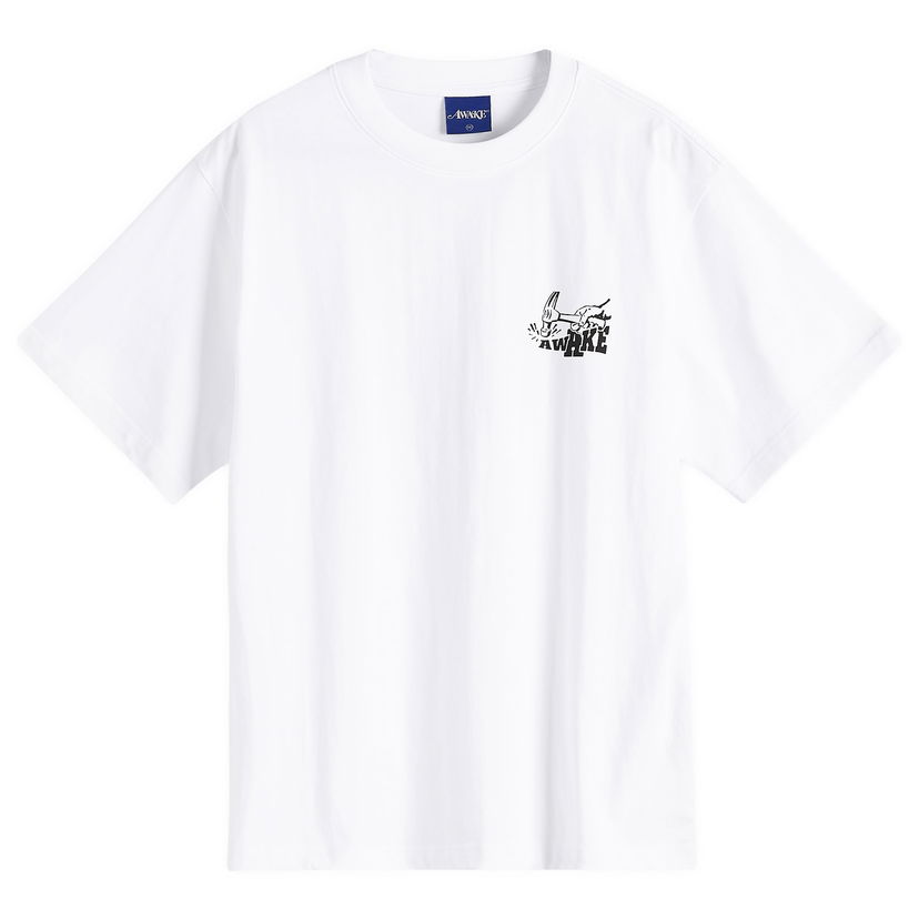 T-shirt Awake NY Awake NY Hammer Graphic Tee, Size L Vit | AWK-SP25-TS003-WHT