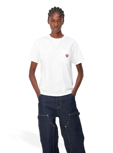 T-shirt Carhartt WIP Pocket Heart T-Shirt Vit | I032180_02_XX