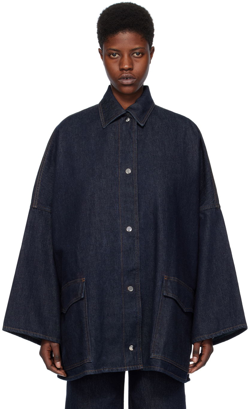 Jacka TOTEME TOTEME Denim  Jacket Blå | 241-WRO1050-FB0045