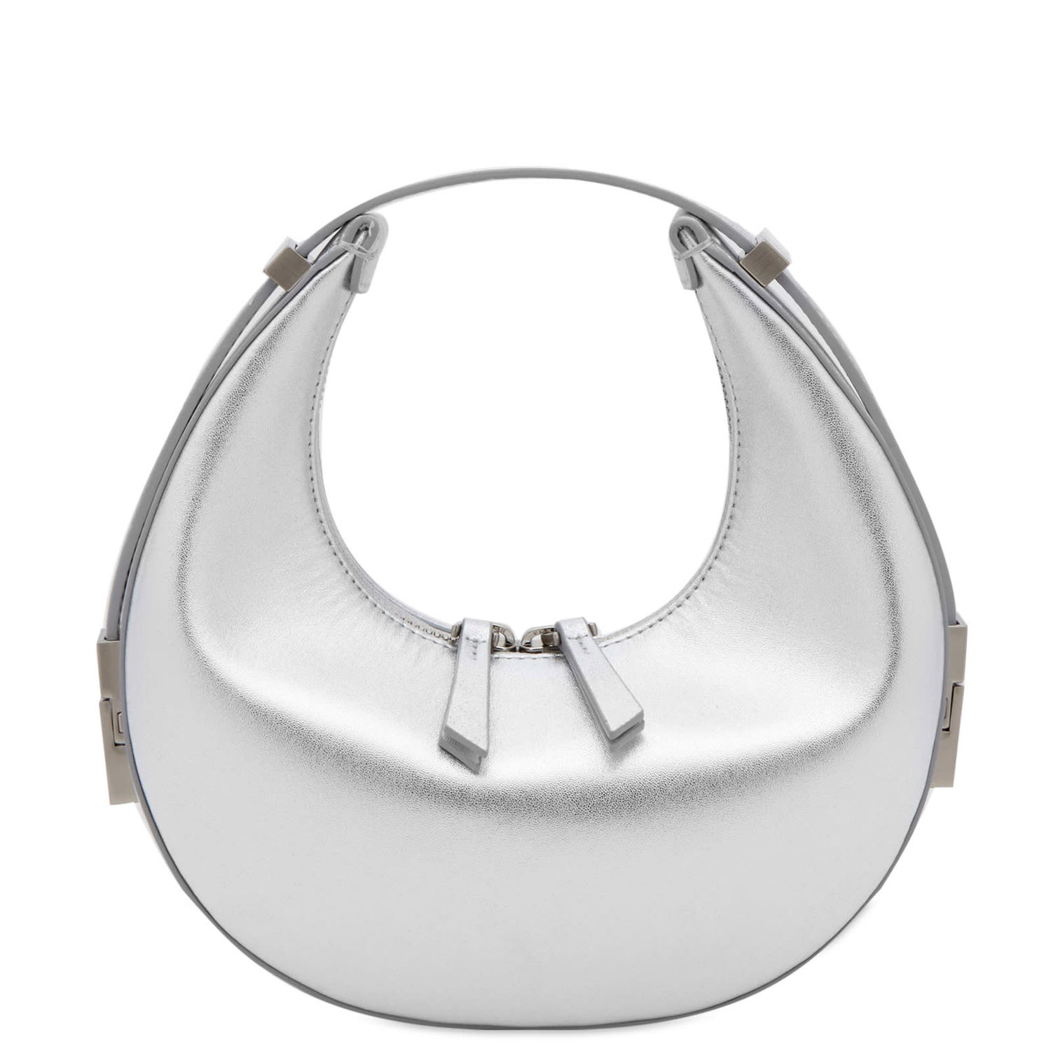 Handväska OSOI Mini Silver Leather Shoulder Bag Metallisk | 23SB030-101-09, 1