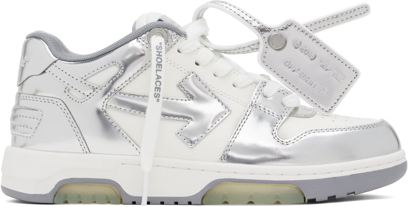 Sneakers och skor Off-White Off-White Out Of Office Mirror Metallisk | OWIA259F24LEA00C0172