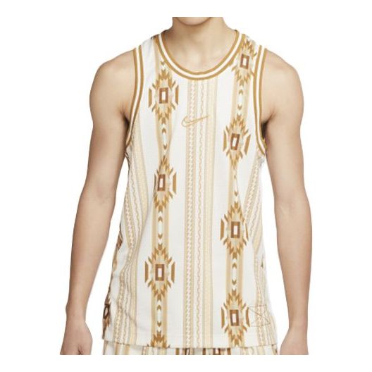 Linne Nike Dri-FIT Basketball Jersey Vest Beige | CD0418-133
