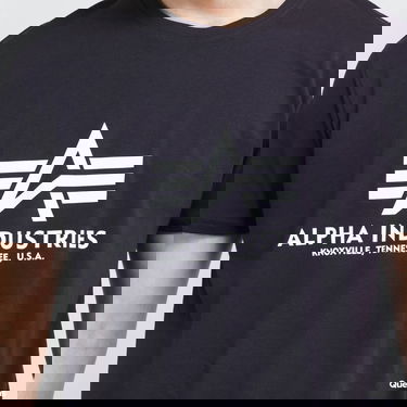 T-shirt Alpha Industries Basic Tee Svart | 100501 466, 2