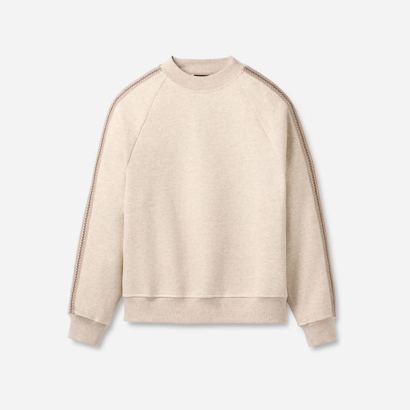 Sweatshirt UGG Tasman Crewneck Sweater Beige | 1172191-CBHH, 0
