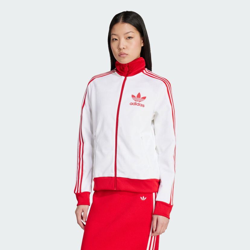 Träningsoverall adidas Performance Beckenbauer Track Jacket Vit | JX7849