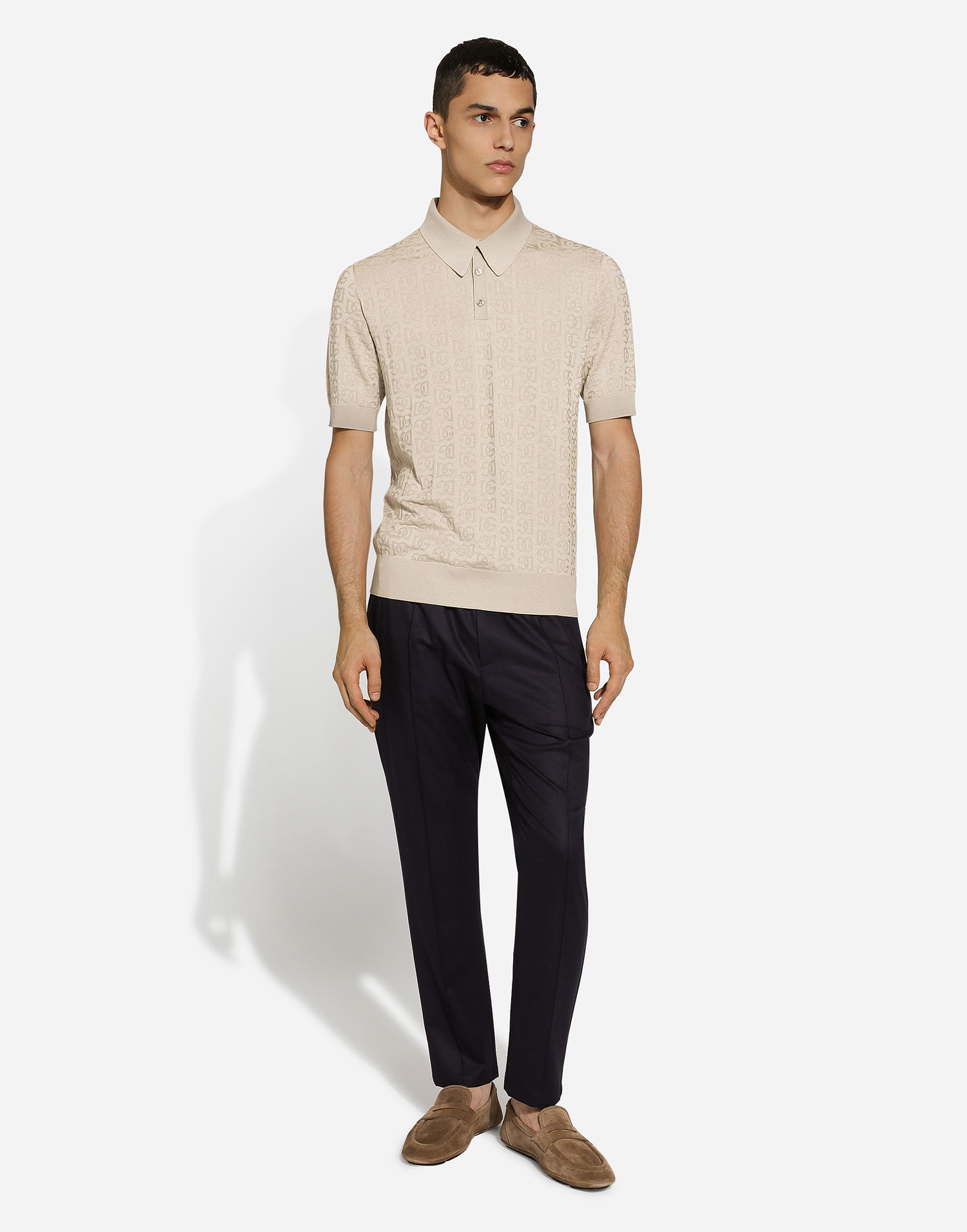 Träningsbyxor Dolce & Gabbana Dolce & Gabbana Wool Jogging Pants Svart | GYACETGI550B0665, 1