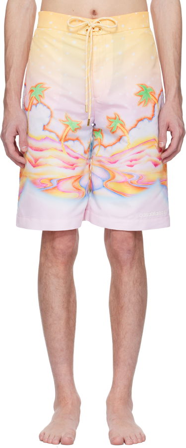 Badkläder Casablanca Casablanca Psychedelic Nirvana Swim Shorts Flerfärgad | MS25-SWM-049-01, 0