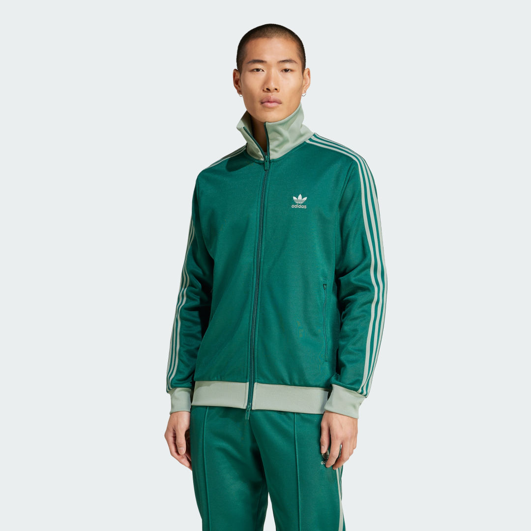 Sweatshirt adidas Performance Adicolor Classics Beckenbauer Track Jacket Grön | JP2520, 0