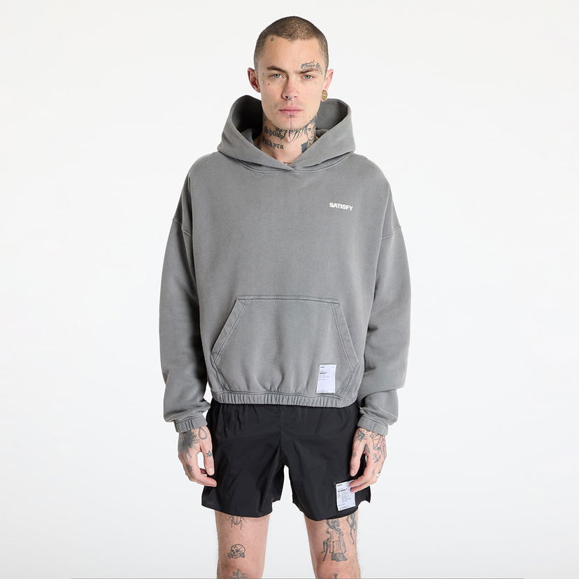 Sweatshirt Satisfy Satisfy SoftCell Hoodie Grå | 11046-AG-SAB