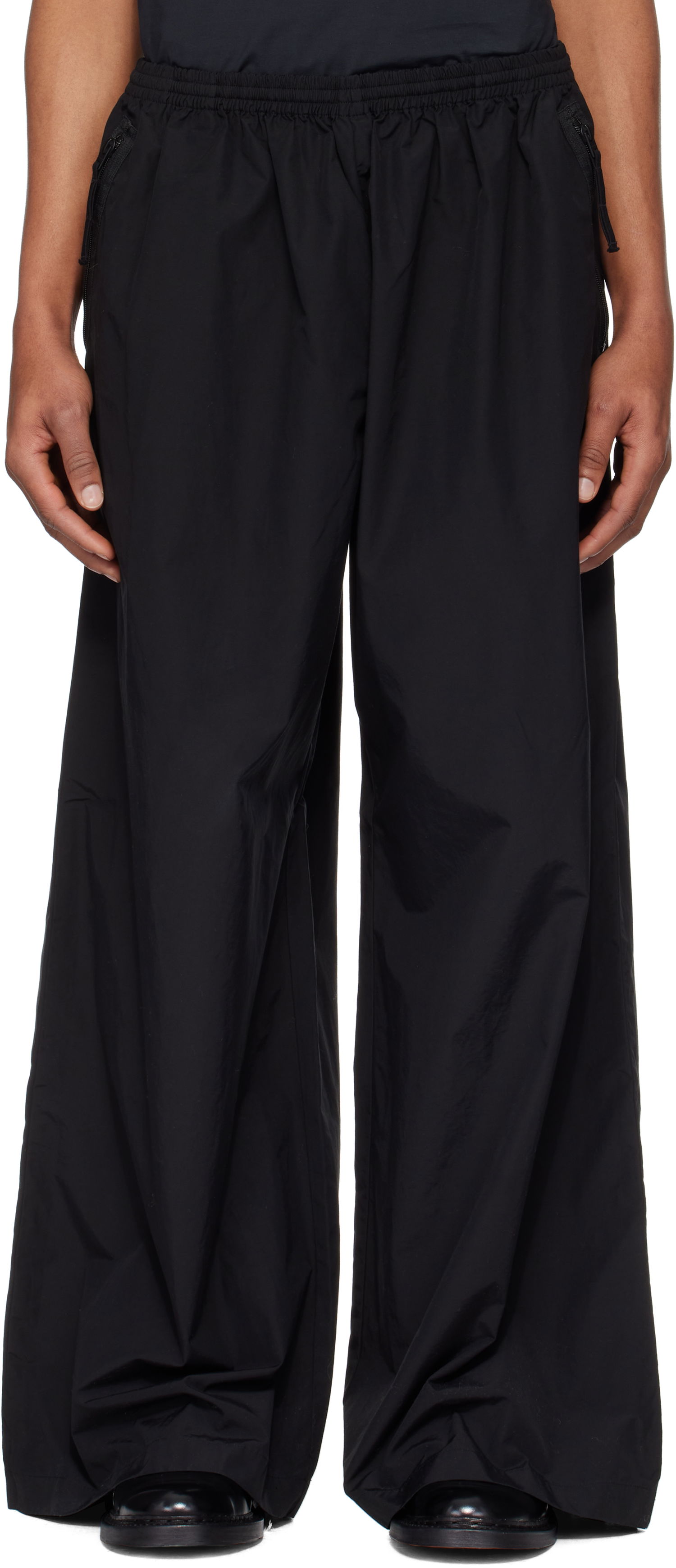 Träningsbyxor Acne Studios Acne Studios Relaxed Fit Trousers Svart | BK0670-, 0