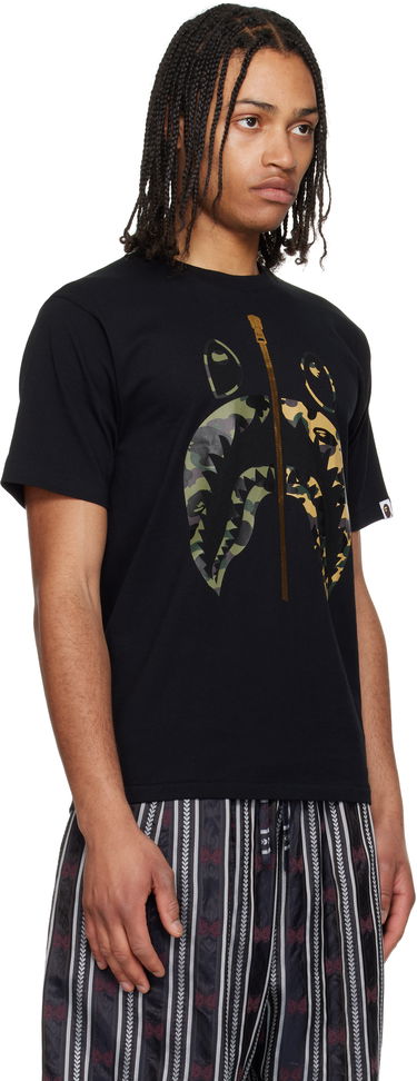T-shirt BAPE A Bathing Ape 1st Camo Separate Shark Graphic T-Shirt Vit | 001TEL301018M, 4