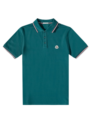 Polotröja Moncler Classic Logo Polo Grön | 8A703-00-84556-875