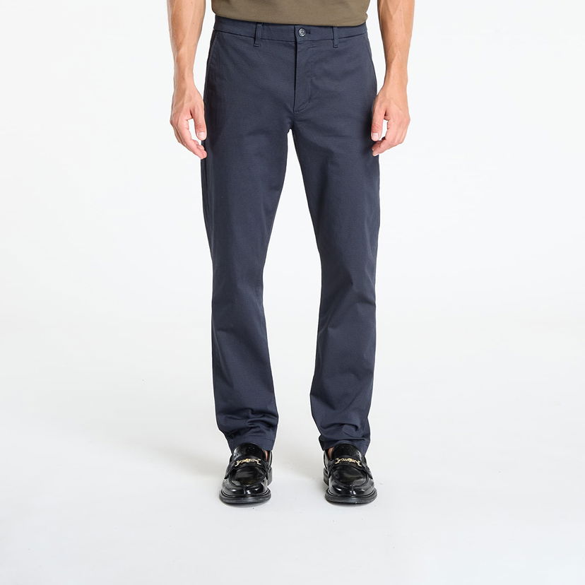 Byxor Tommy Hilfiger Tommy Hilfiger Denton Printed Structure Chino Pants W33/L32 Mörkblå | MW0MW39700 DW5