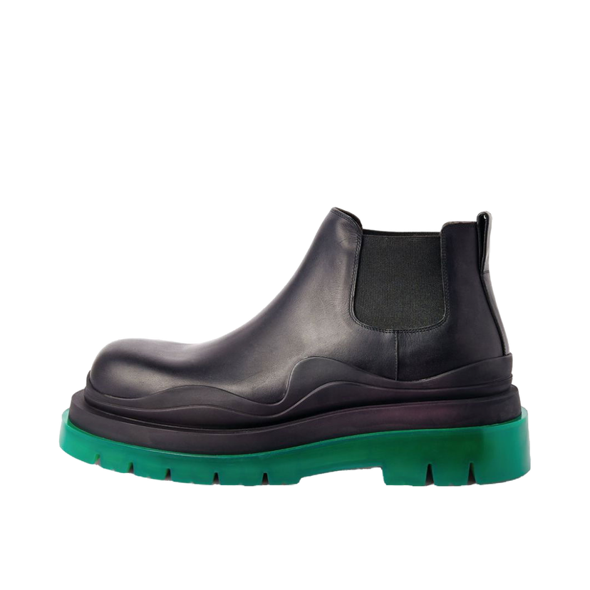 Sneakers och skor Bottega Veneta Leather Ankle Chelsea Boots With Chunky Sole Svart | 630281VBS501025