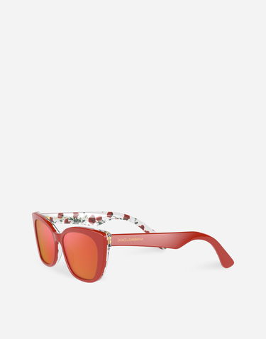 Solglasögon Dolce & Gabbana Dolce & Gabbana Happy Garden Sunglasses Röd | VG4427VP06Q9V000, 1