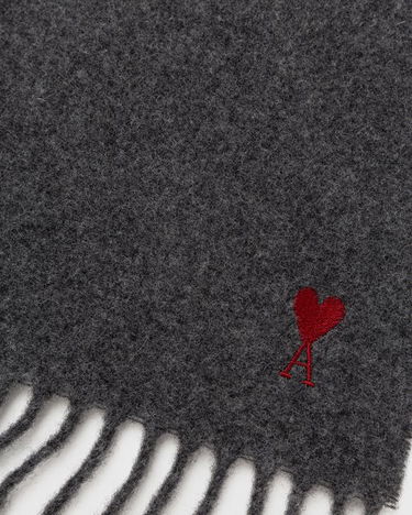 Halsduk AMI Ami de Coeur Scarf Grå | BFUSF405.334-061, 3