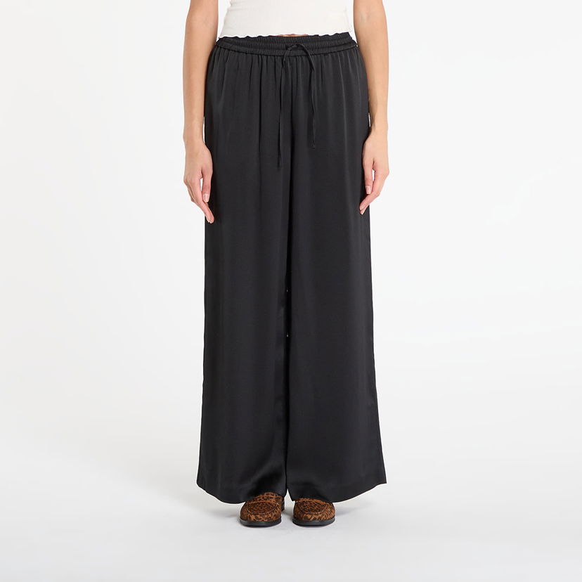 Byxor Samsoe Samsoe Sahelena Wide-Leg Drawstring Trousers Svart | F24300151_CLR000021