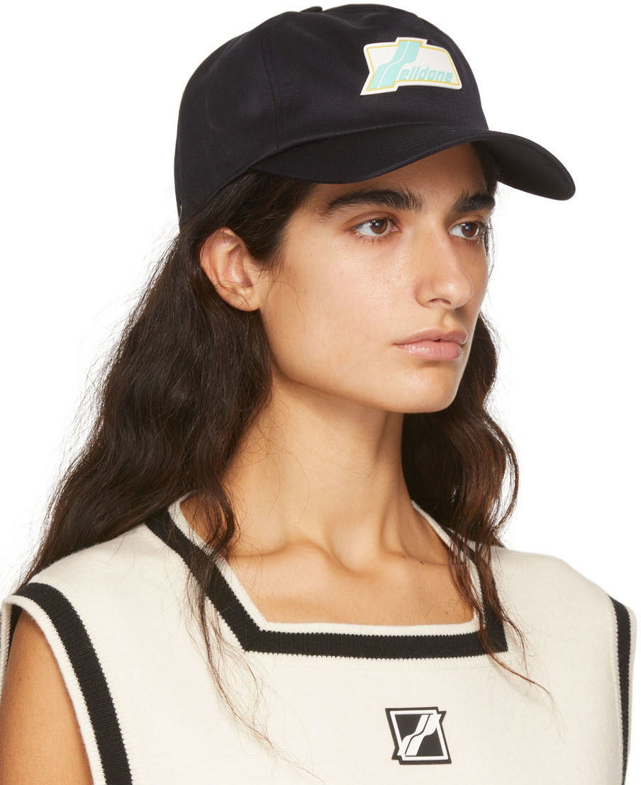 Keps We11done We11done Logo Baseball Cap Svart | WD-AH1-22-409-U-NV, 1