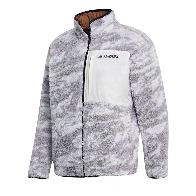 Sweater adidas Originals Xplr Sherpa F Reversible Outdoor Jacket Grå | GE9912