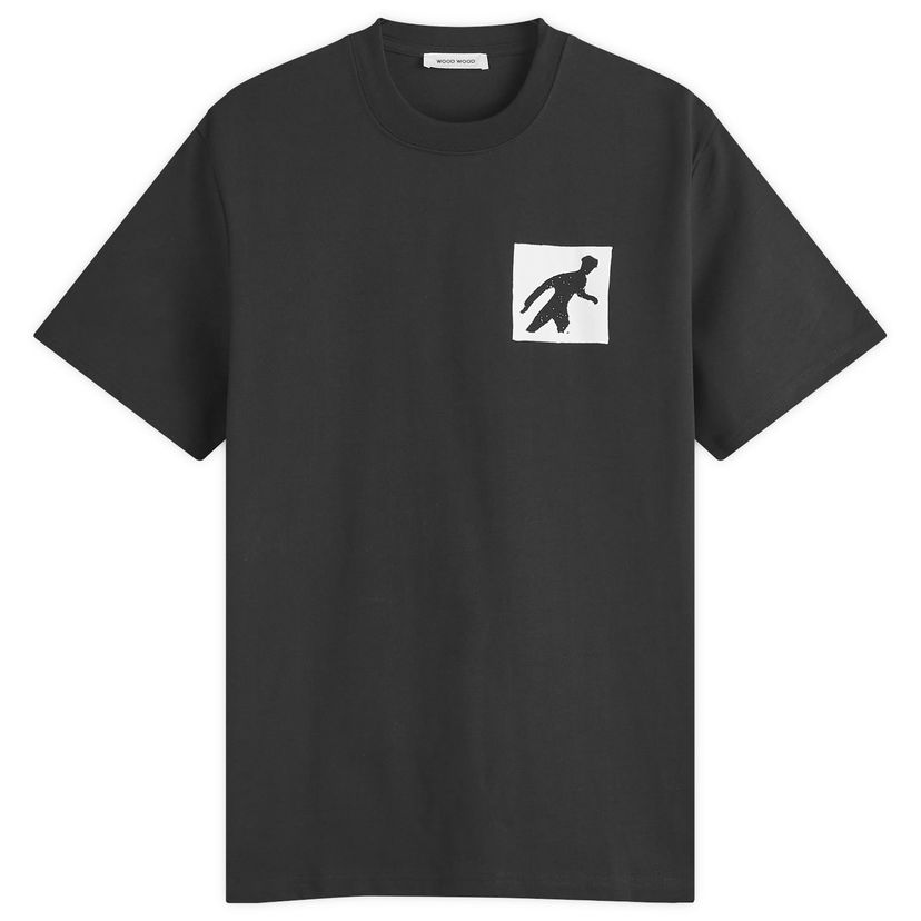 T-shirt WOOD WOOD Bobby Stone Age T-Shirt Svart | 30250232-9999