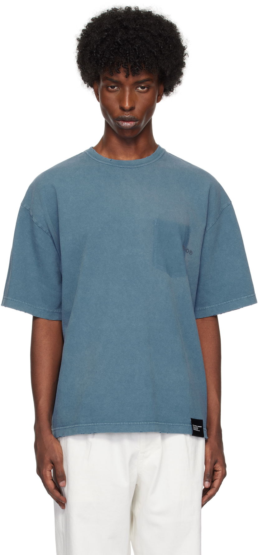 T-shirt Neighborhood SS T-shirt Blå | 242FPNH-CSM06