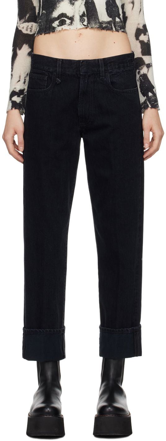 Jeans R13 R13 Romeo Cuff Jeans Svart | R13WD113-D184A