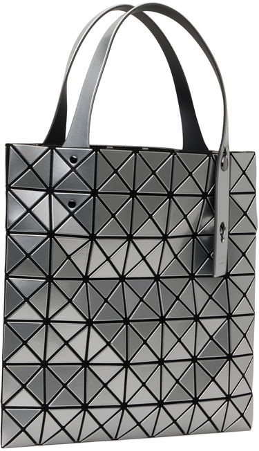 Tygpåse BAO BAO ISSEY MIYAKE Geometric Pattern Tote Bag Grå | BB48AG047, 2
